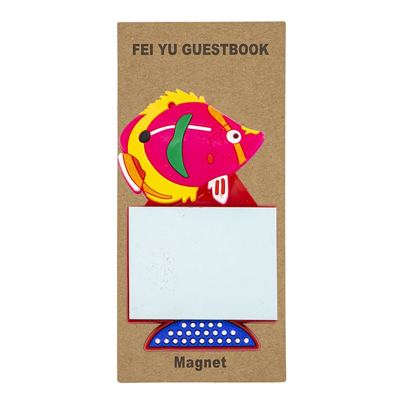 مگنت مدل یادداشت دار طرح ماهی رنگی کد 1354