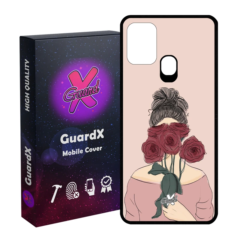 کاور گارد ایکس طرح دختر مدل Glass10284 مناسب برای گوشی موبایل سامسونگ Galaxy M31 / M31 Prime / F41