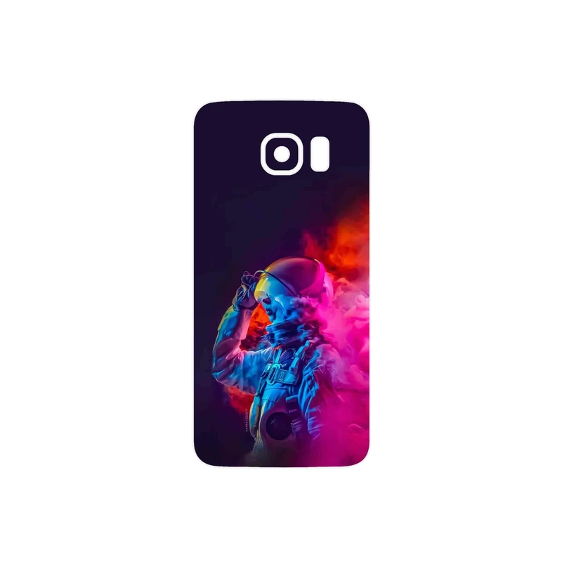 برچسب پوششی ماهوت مدل Smoke Rainbow Digital Art 1 مناسب برای گوشی موبایل سامسونگ Galaxy S6