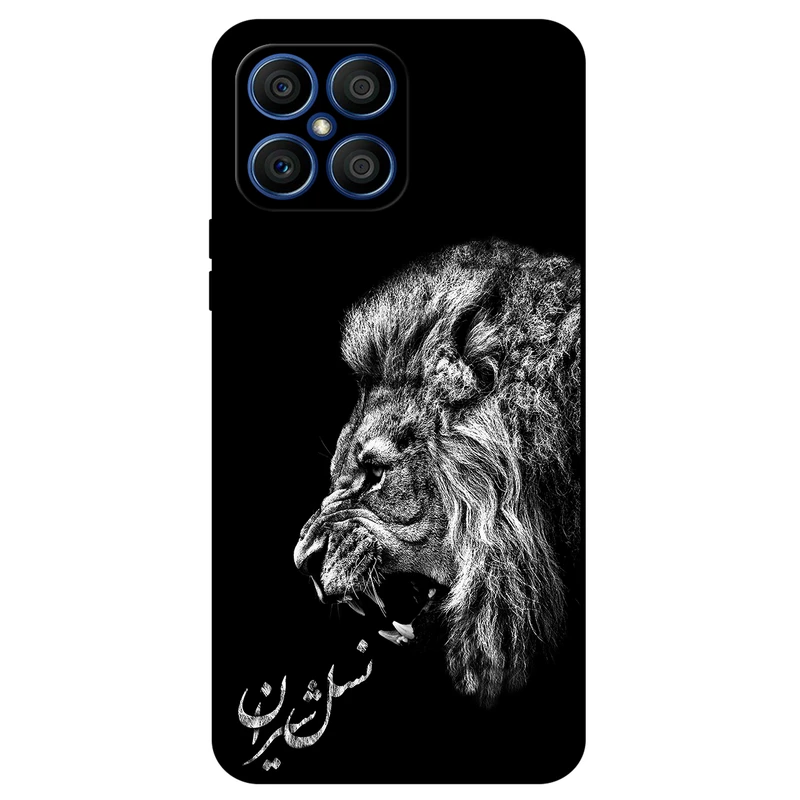 کاور مگافون طرح شیر مدل 1866 مناسب برای گوشی موبایل آنر X8 4G