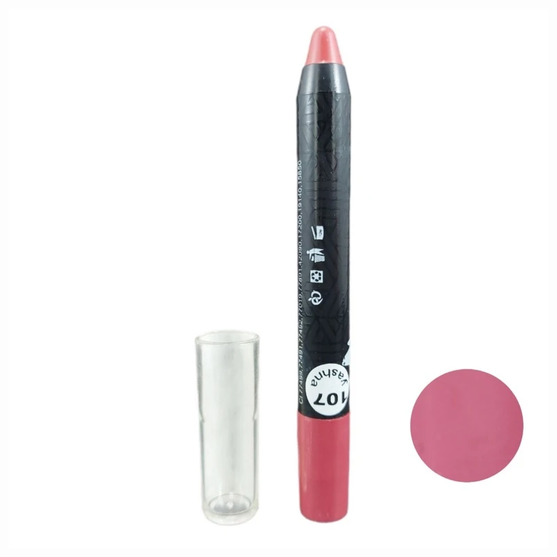 رژ لب مدادی مات یاشنا مدل مخملی شماره 107