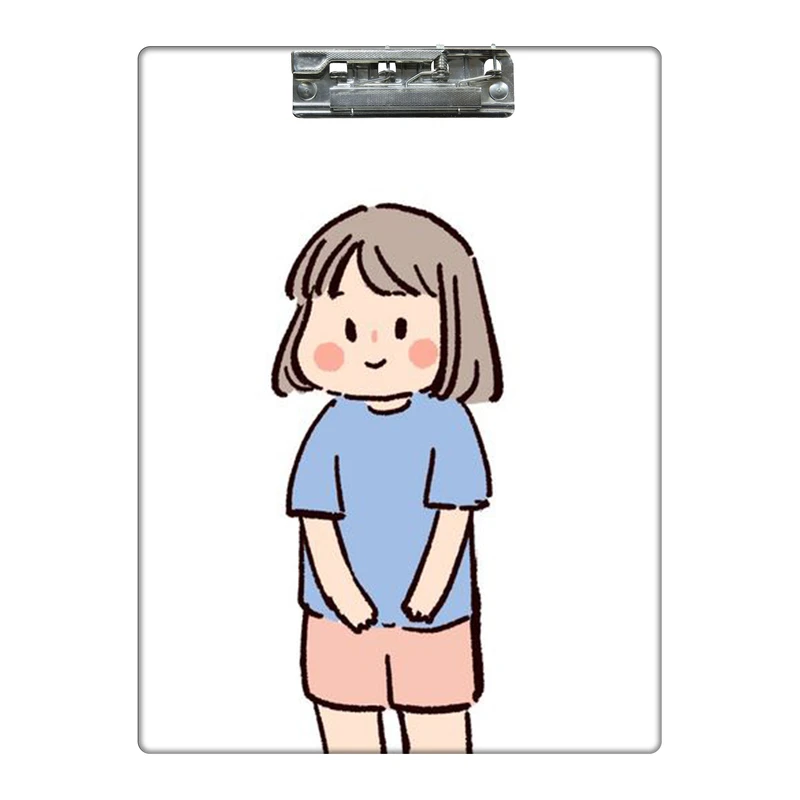 تخته شاسی طرح تصویر سازی دختر کد 1698569 سایز A4