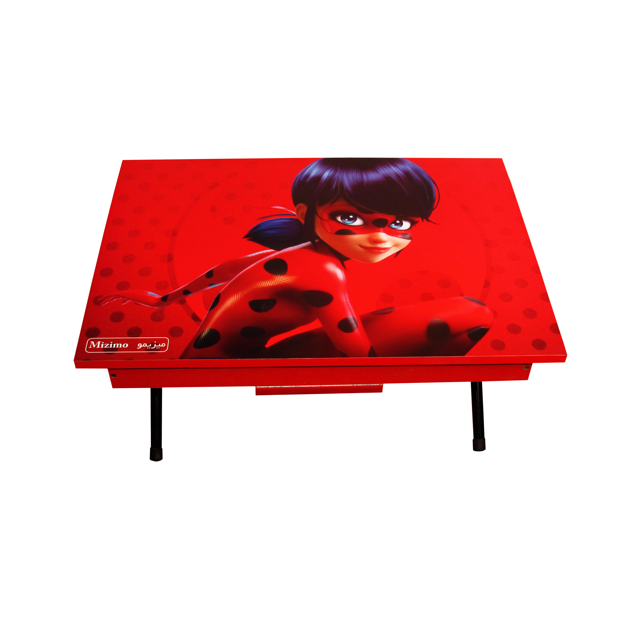 میز تحریر کودک میزیمو طرح دختر کفشدوزکی مدل تاشو کد 3507 میز تحریر کودک میزیمو طرح دختر کفشدوزکی مدل تاشو کد 3507