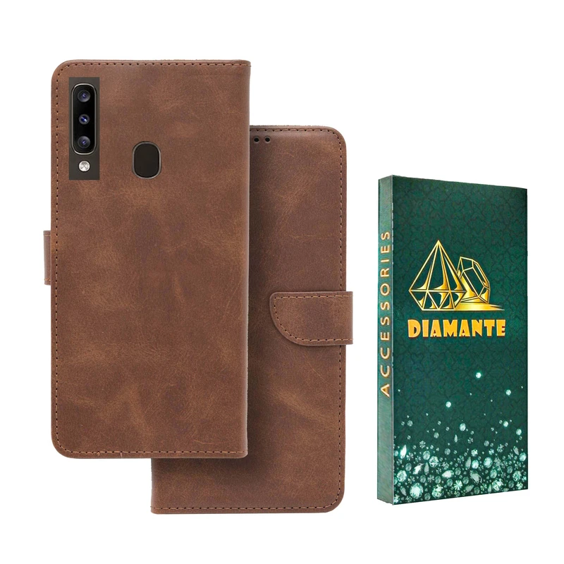 کیف کلاسوری دیامانته مدل Bors Gn مناسب برای گوشی موبایل سامسونگ Galaxy A20s 