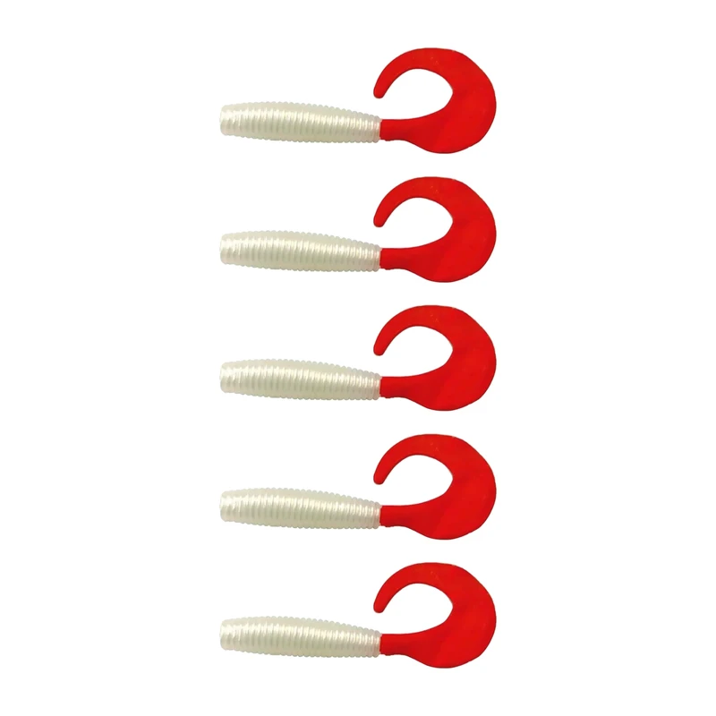 طعمه ماهیگیری موتانت مدل دم داسی کد 8cm بسته 5 عددی