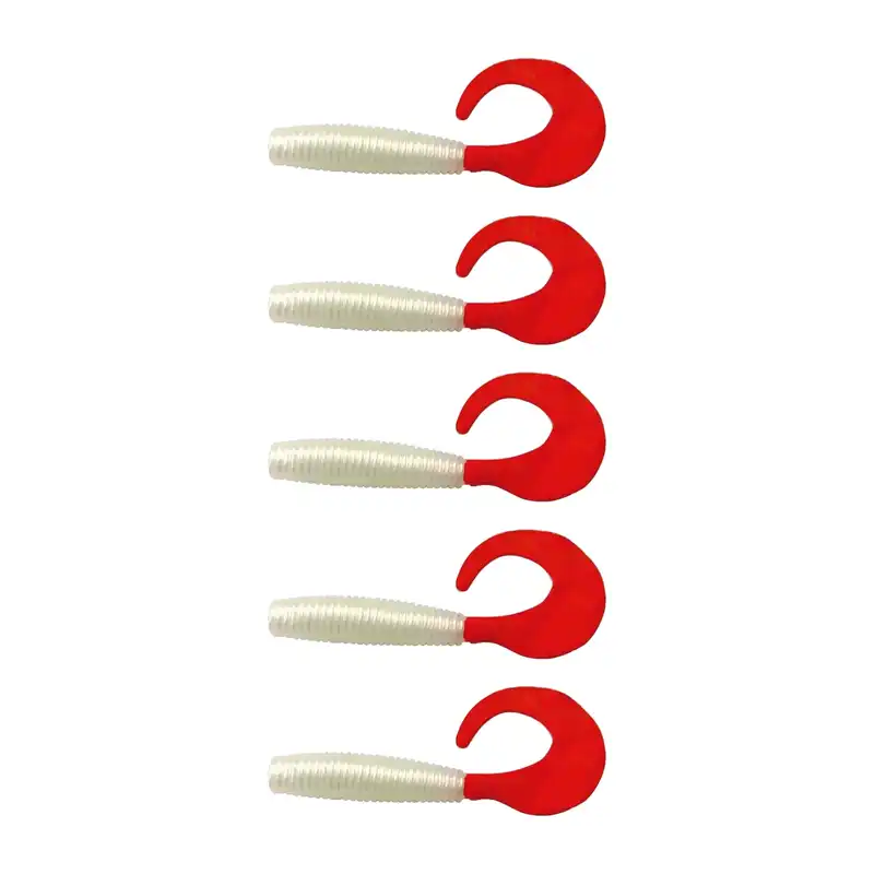 طعمه ماهیگیری موتانت مدل دم داسی کد 8.2cm بسته 5 عددی