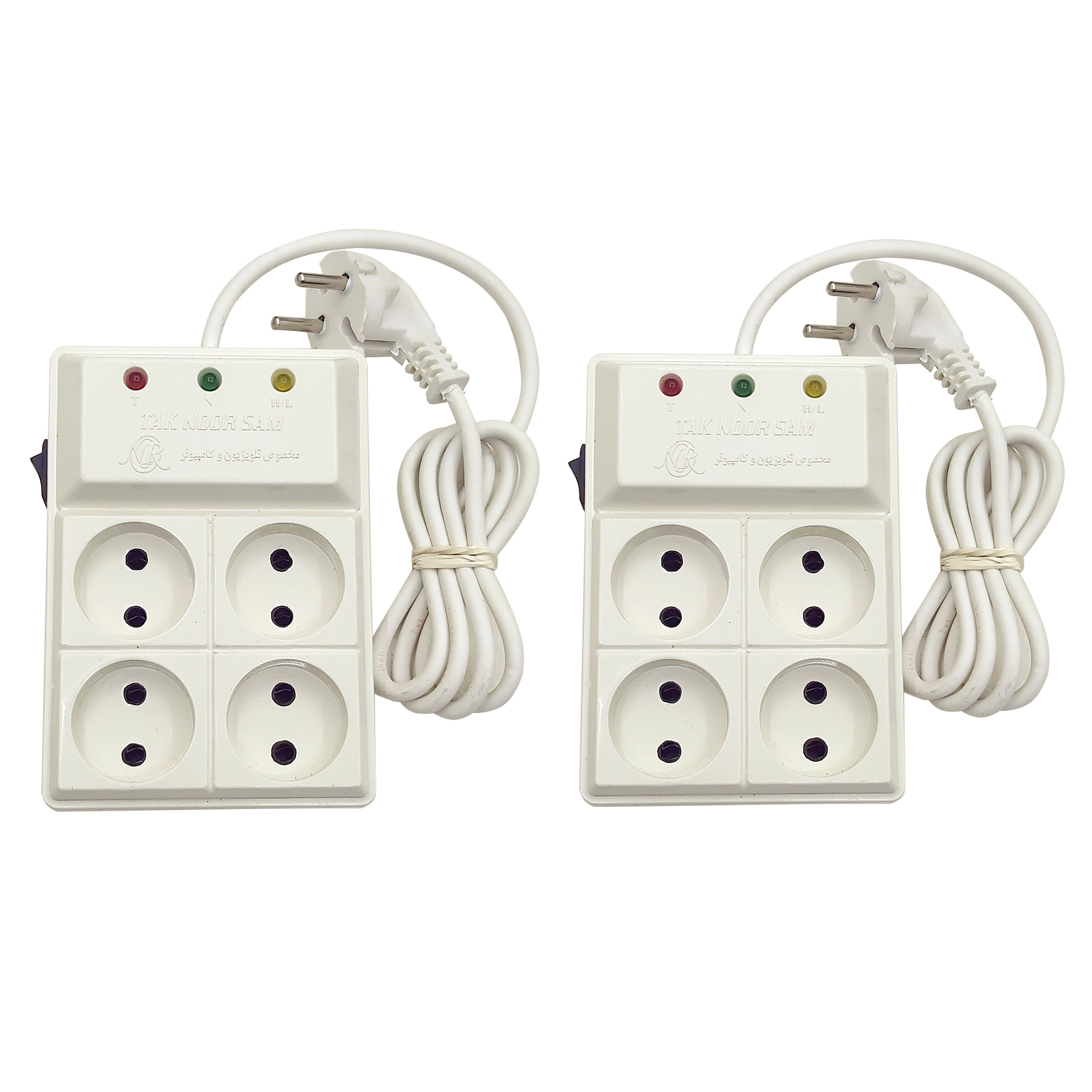 محافظ ولتاژ تک نور مدل 4P_3M_4P-1.25M مجموعه 2 عددی