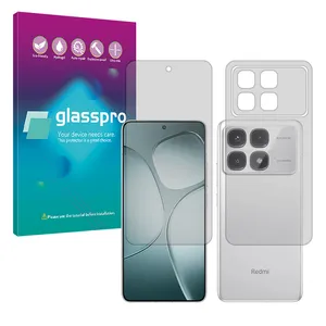 Glass Pro Hydrogel model Transparent Screen Protector for Xiaomi Redmi K70 Ultra mobile phone along with the back protector