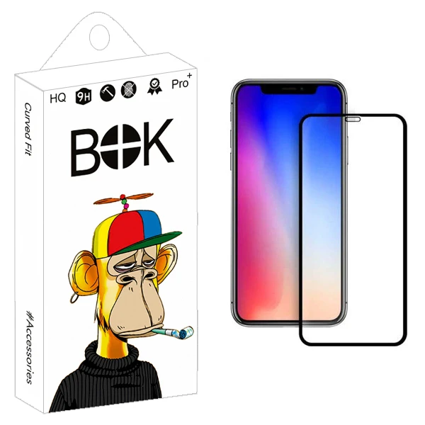 محافظ صفحه نمایش سرامیکی بوک مدل +HD مناسب برای گوشی موبایل اپل IPHONE XS/11PRO
