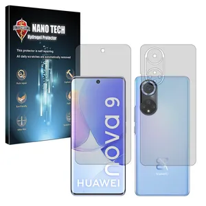 Nano tech Tough model transparent screen protector suitable for Huawei nova 9 mobile phone along with the back protector
