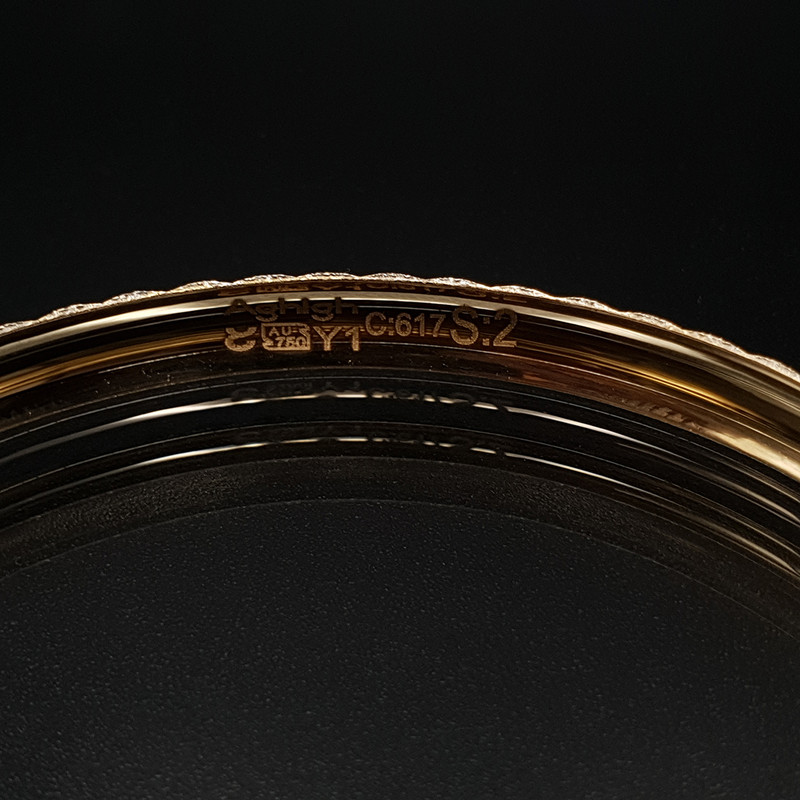 النگو طلا 18 عیار زنانه مدل 1EL1746