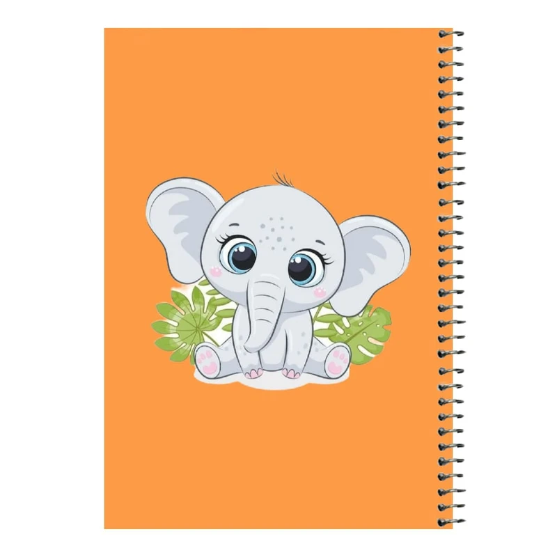 دفتر مشق 80 برگ اس جی مدل فیل بامزه   