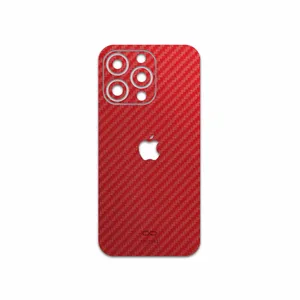 MAHOOT Red-Fiber Cover Sticker for Apple iPhone 13 Pro Max