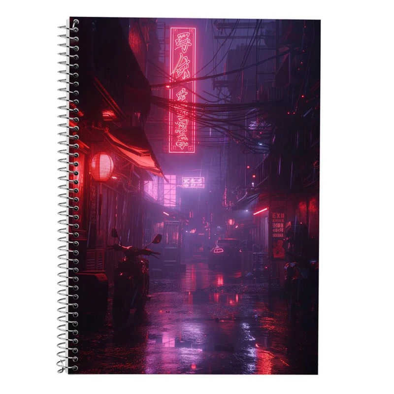 دفتر لغت 50 برگ مدوپد طرح شهر کد DF17384