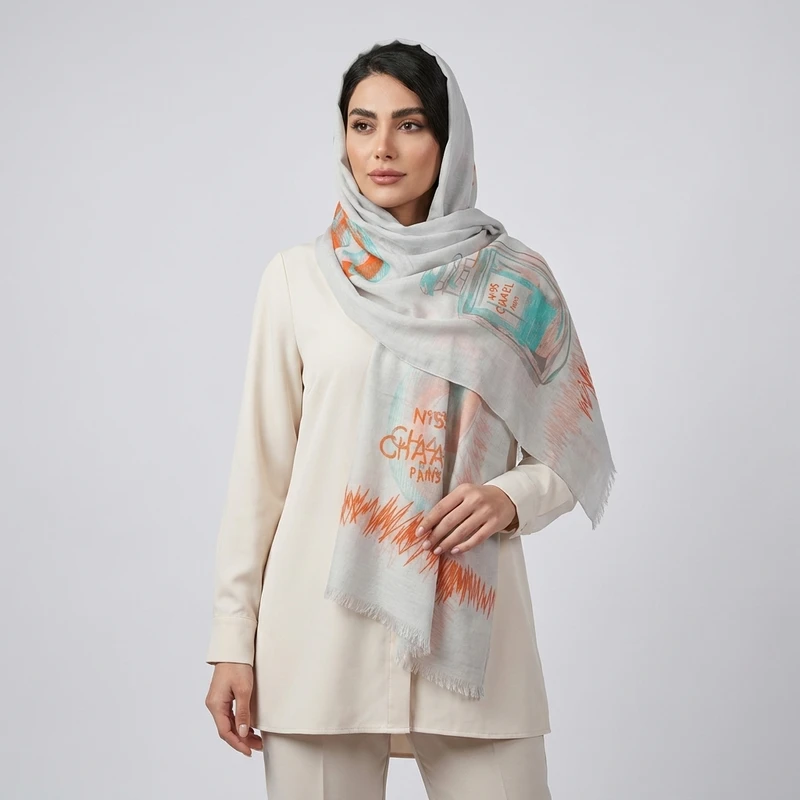 شال نخی زنانه مدل Ms_122