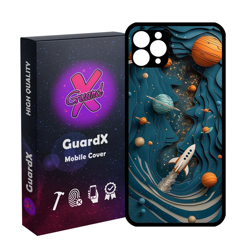 کاور گارد ایکس طرح فضا مدل Glass10750 مناسب برای گوشی موبایل اپل iPhone 11 Pro Max