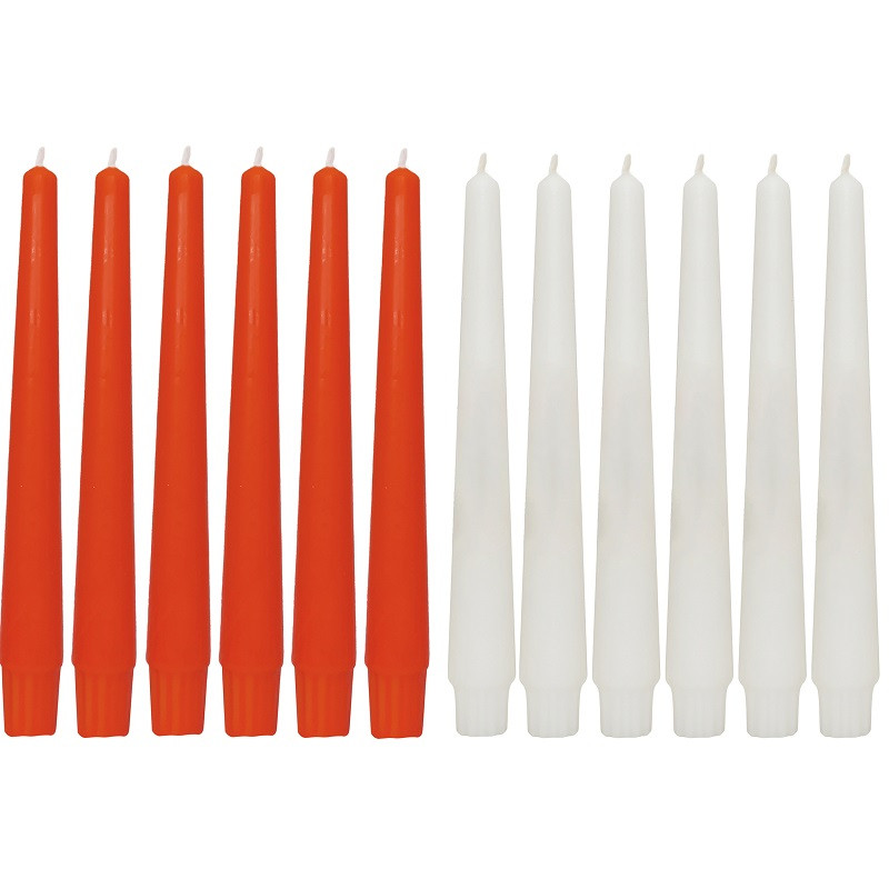 شمع طرح قلمی مدل H20 بسته 12 عددی