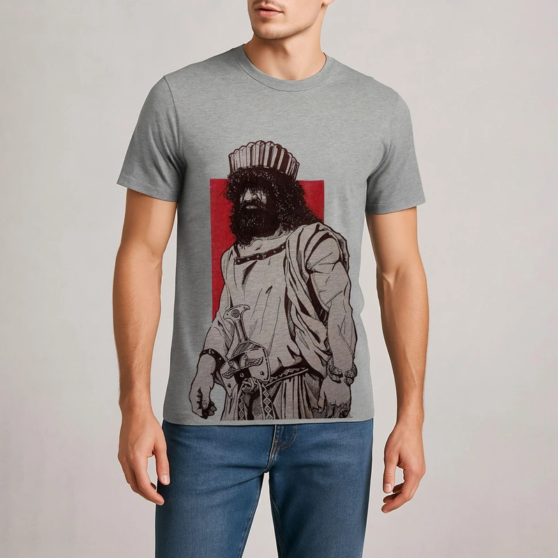 تی‌شرت آستین کوتاه مردانه مدل مبارز کد V360