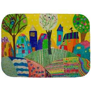 پادری مدل Naghashi Yellow کد MH185 سایز 70*50 سانتی متر