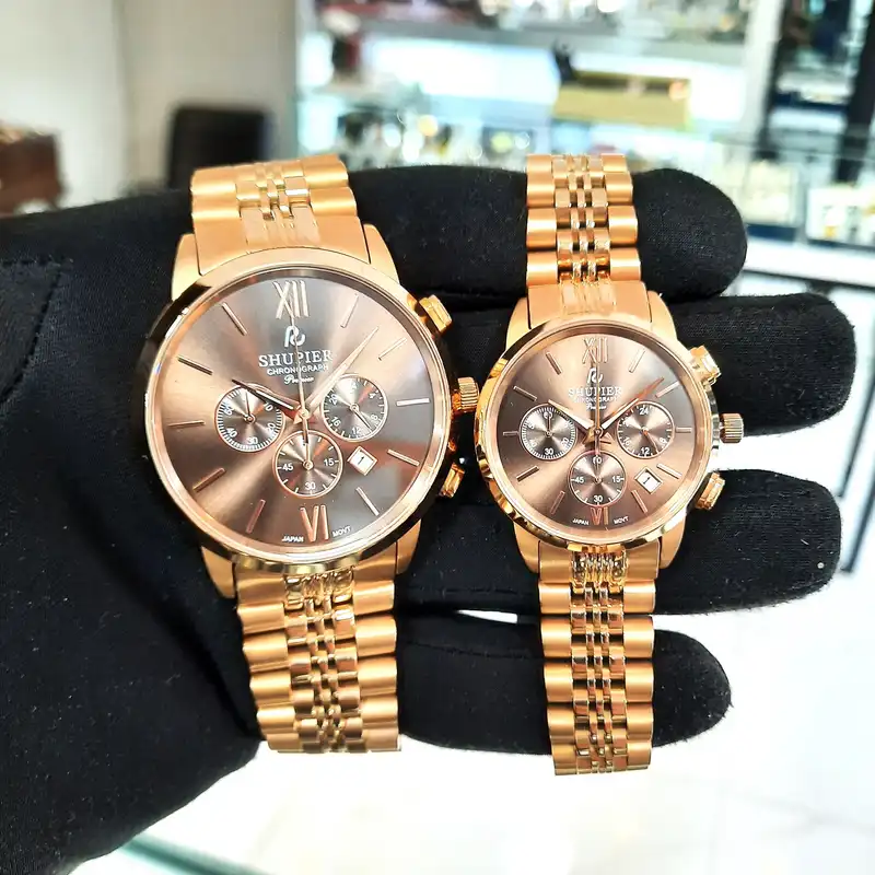 ست ساعت مچی عقربه ای زنانه و مردانه شوپیر مدل GL166A_015