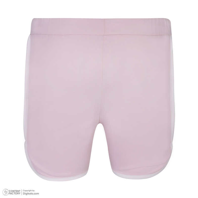 ست تی شرت و شلوارک زنانه مادر مدل تینا رنگ صورتی