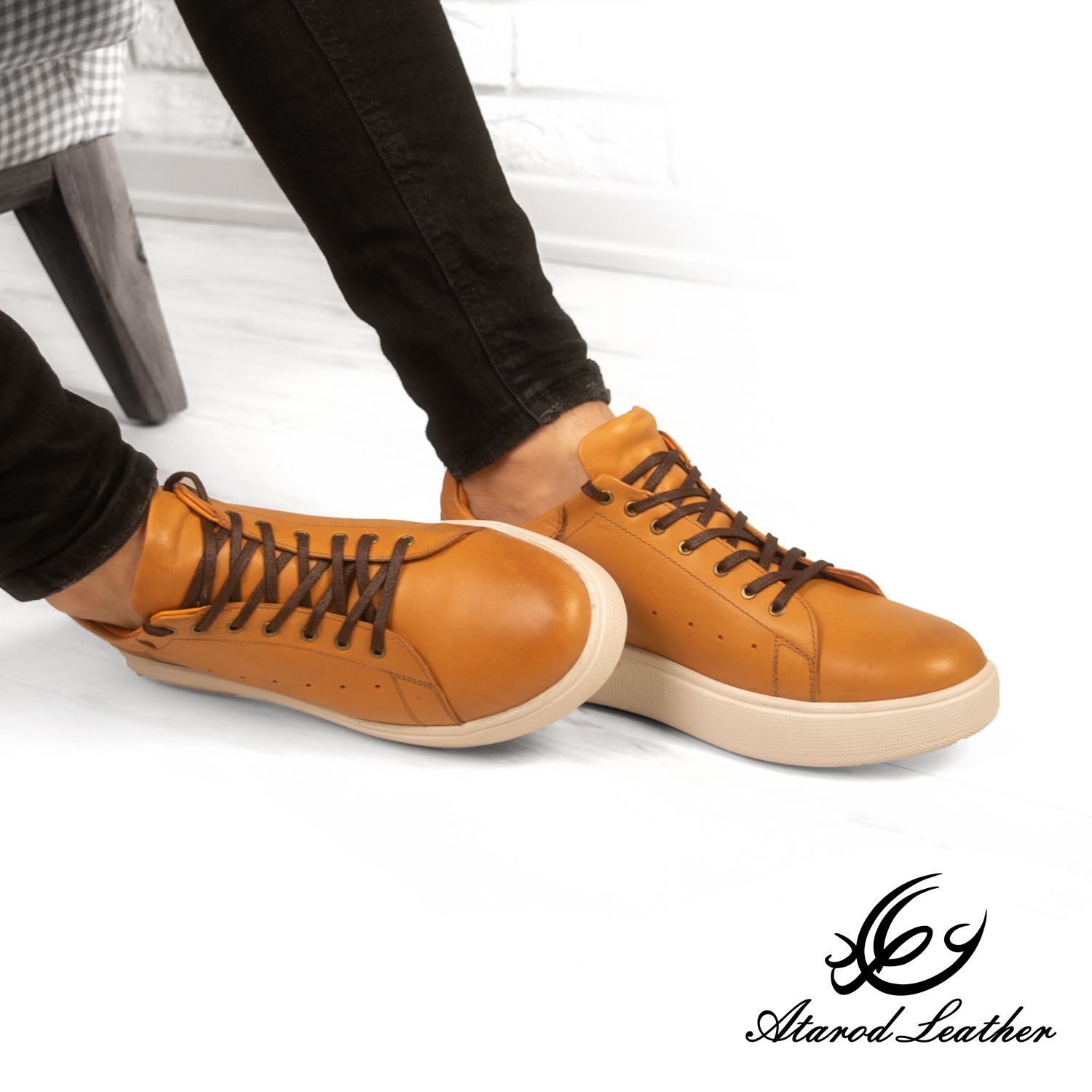 کفش روزمره مردانه چرم عطارد مدل چرم طبیعی کد SH59 -  - 15
