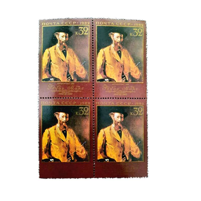 تمبر یادگاری مدل هنری کد DS1827 مجموعه 4 عددی