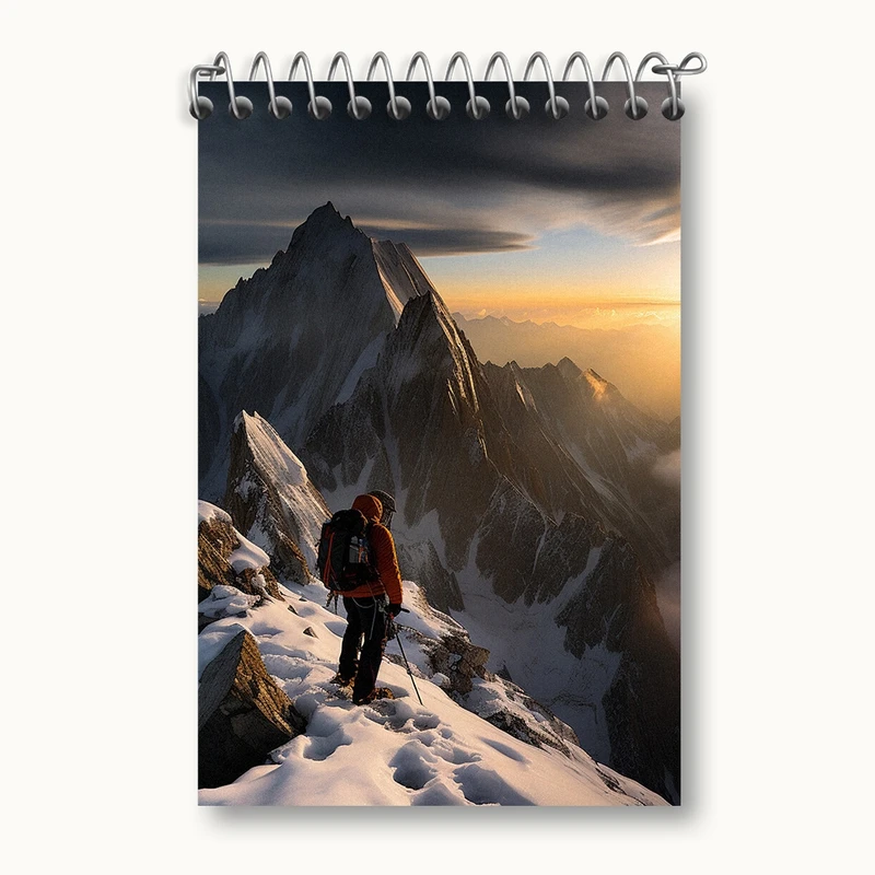 دفتر یادداشت 50 برگ خندالو مدل کوهنورد کد F465