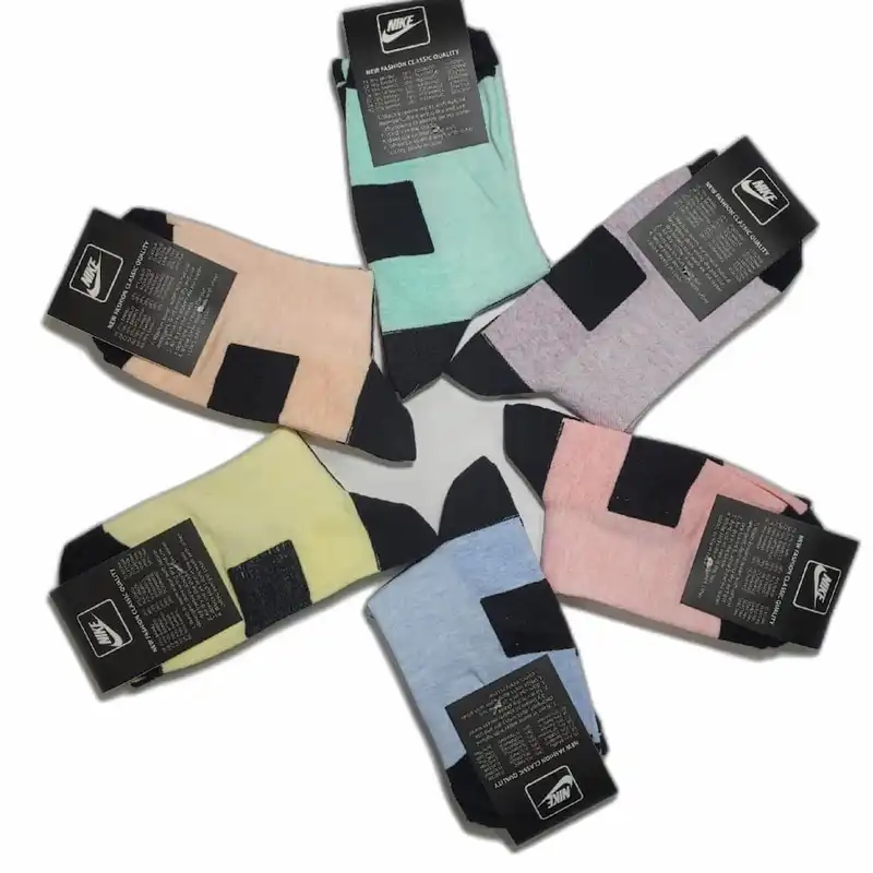 جوراب ورزشی مردانه مدل فانتزی بسته 6 عددی