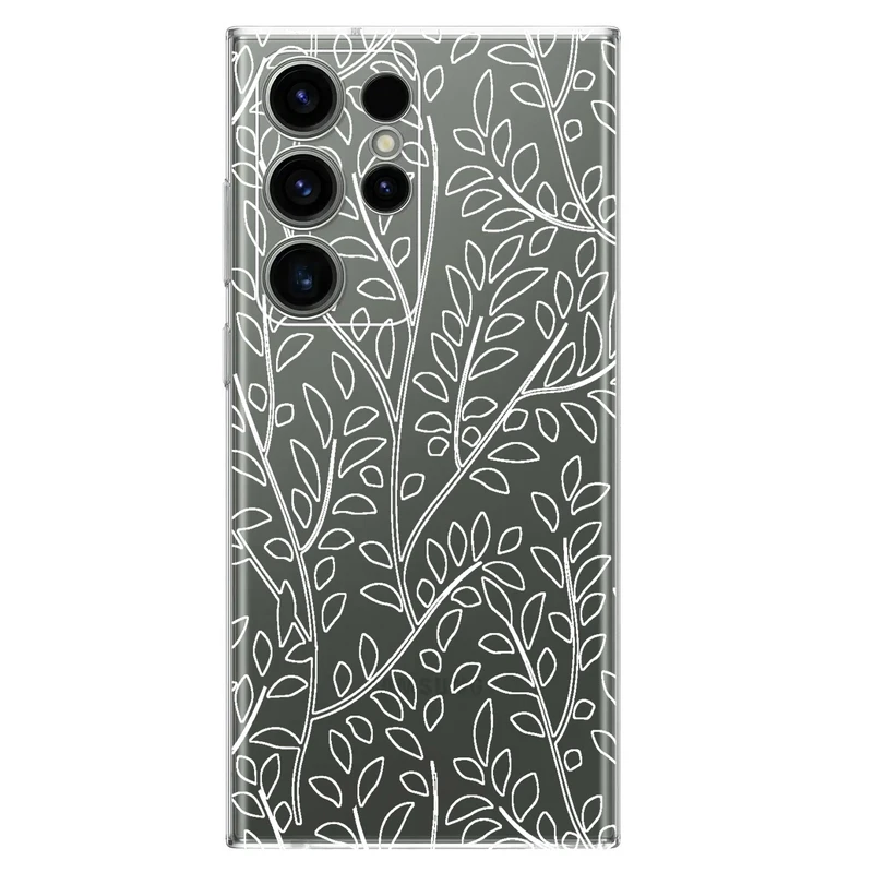 کاور مگافون طرح برگ مدل C45-W مناسب برای گوشی موبایل سامسونگ Galaxy S23 Ultra