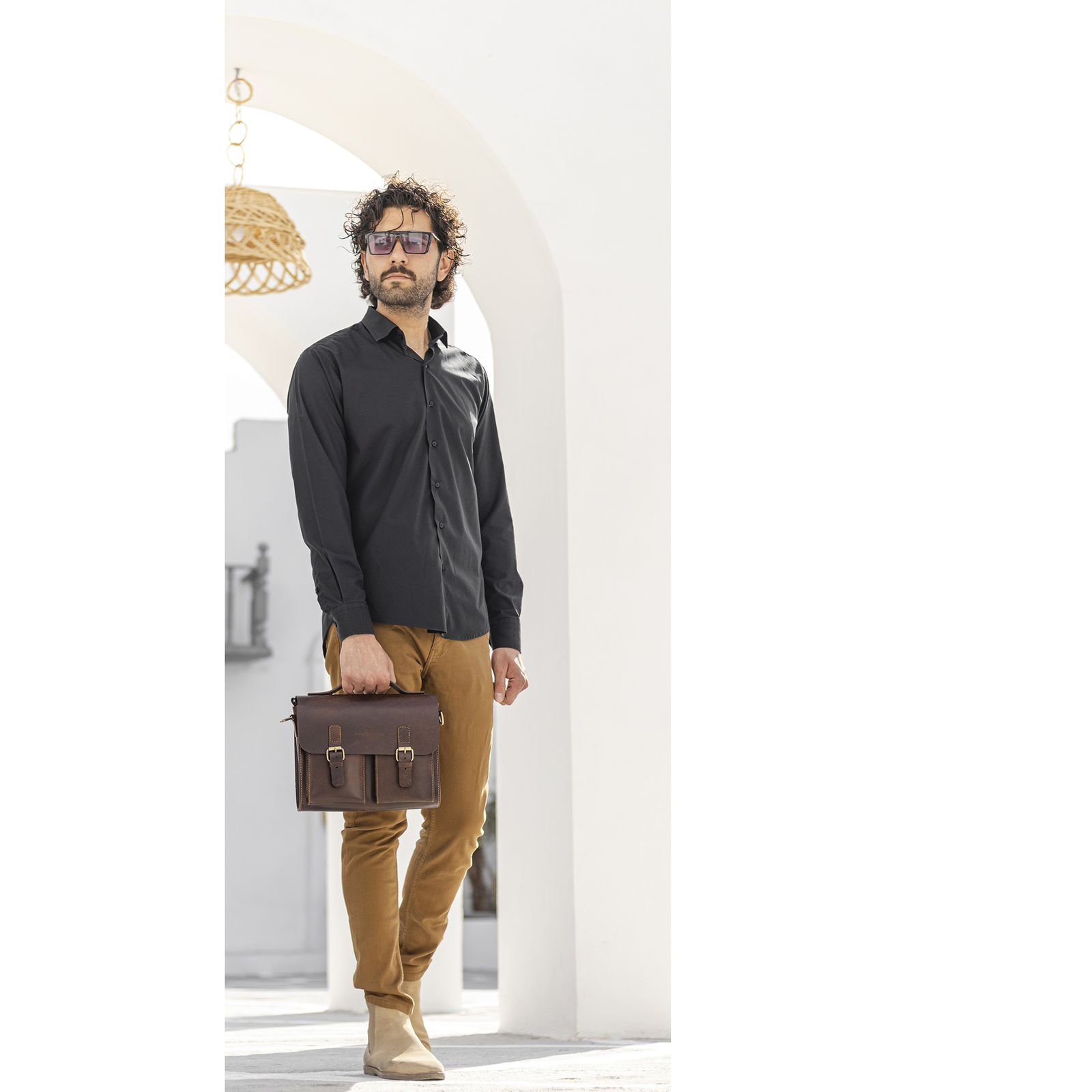کیف رودوشی چرم بارثاوا مدل 1259 -  - 15