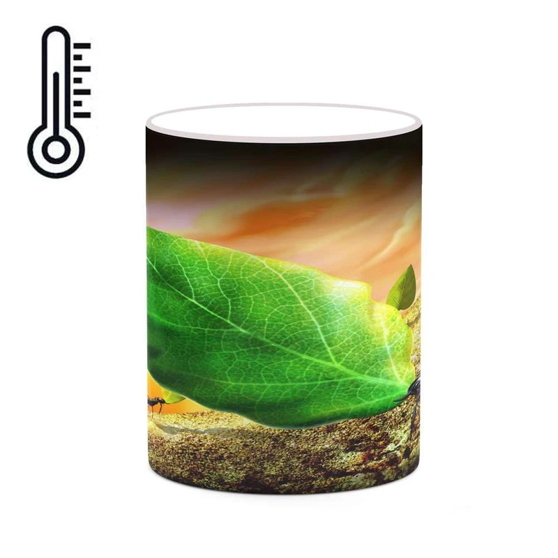 ماگ حرارتی کاکتی مدل نقاشی کارتونی کد mgh18753