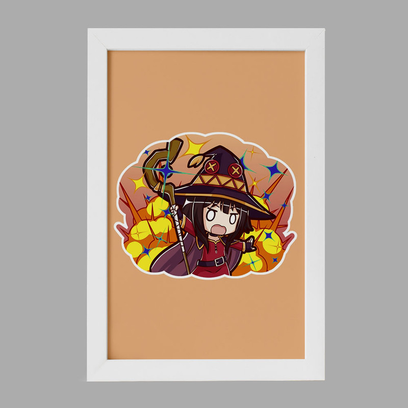 تابلو خندالو مدل مگومین انیمه کونوسوبا Konosuba کد 27164
