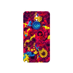 MAHOOT Vector Flower Garden Digital Art Cover Sticker for Samsung Galaxy Note 3