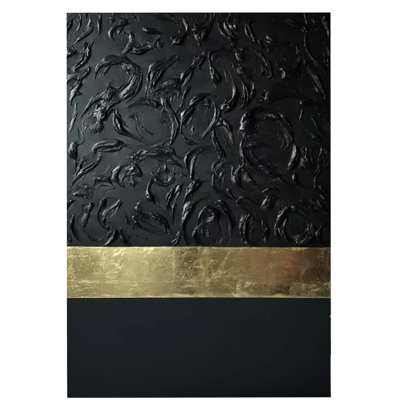 تابلو نقاشی ورق طلا مدل دکوراتیو نقش برجسته کد a16