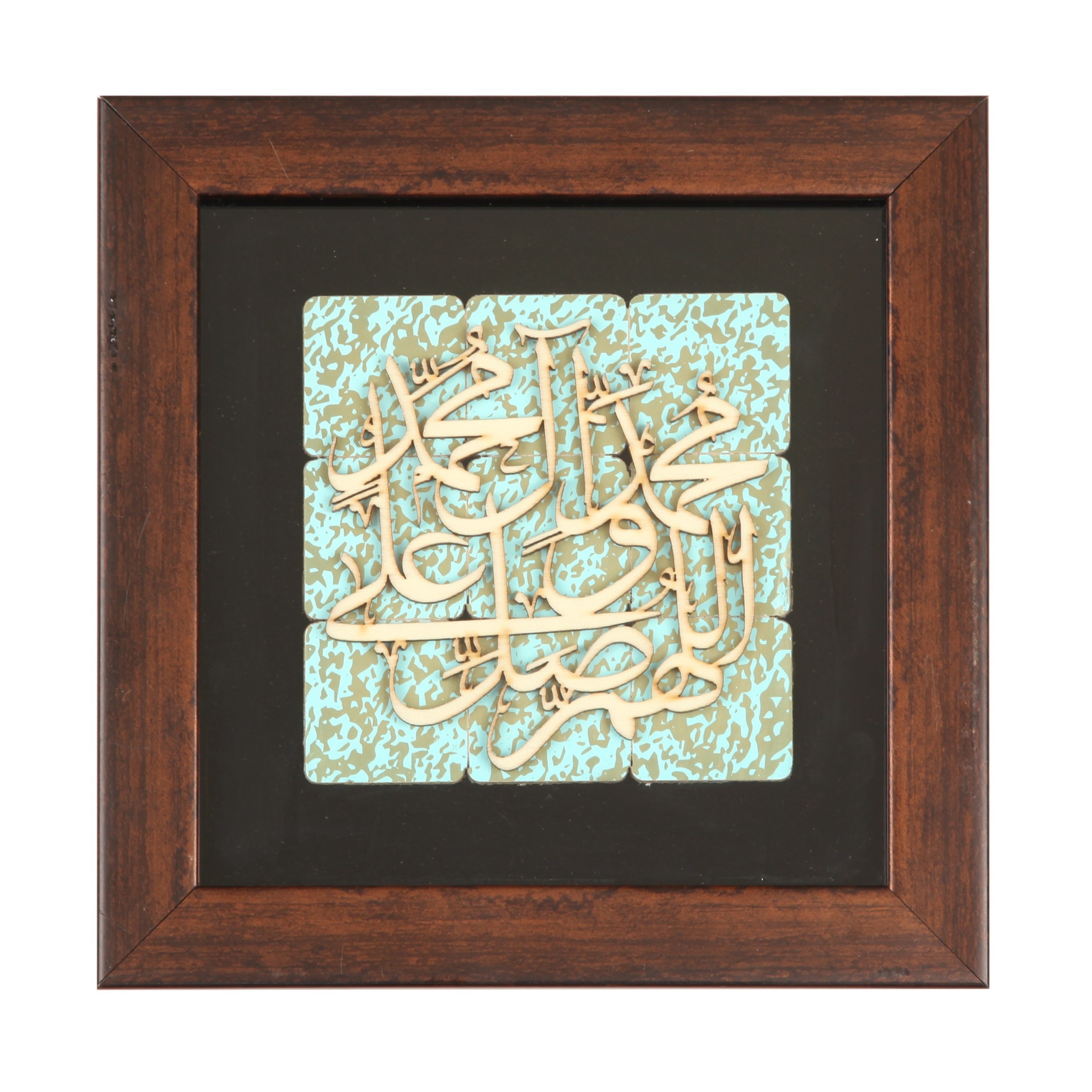 تابلو معرق کاری طرح مذهبی صلوات کد 60001415