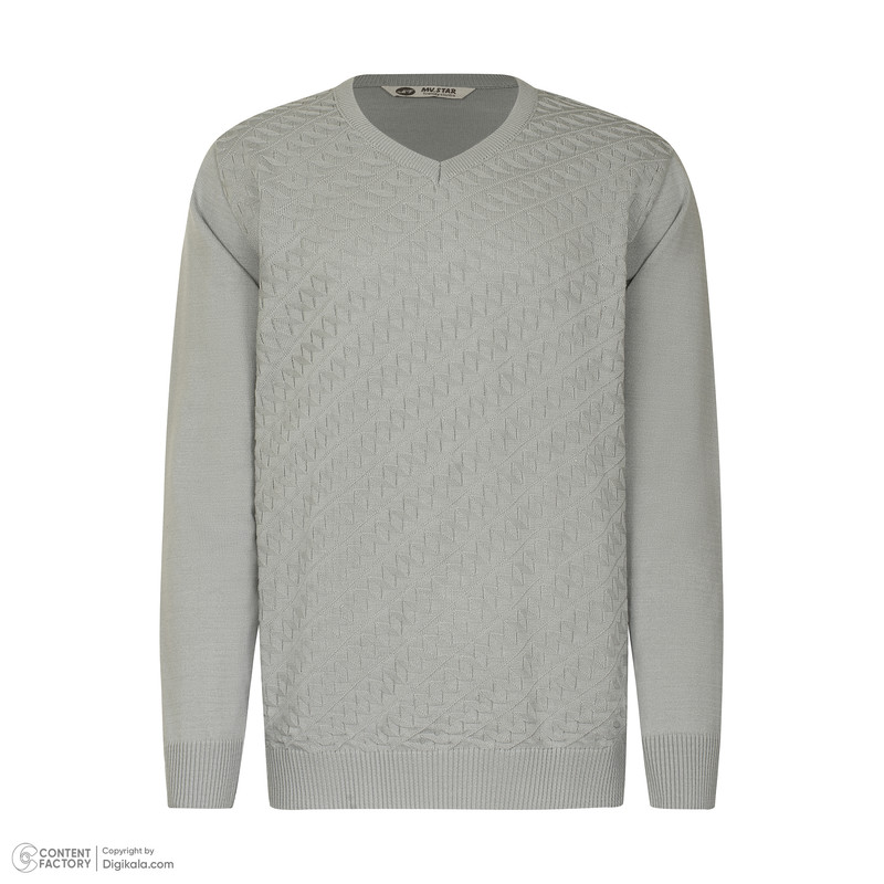 پلیور مردانه ام‌ وی استار‌ کد 620 رنگ‌ طوسی