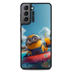 AKAM AMC-WSGS21-MINIONS5Cover For Samsung Galaxy S21