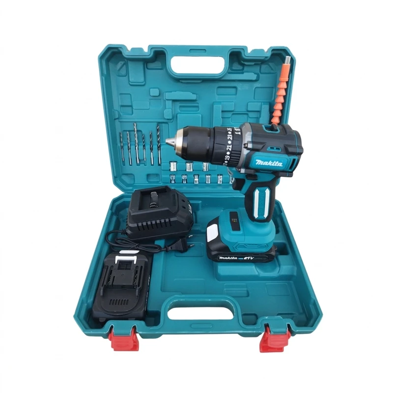 دریل پیچ گوشتی 13 میلیمتری 520 وات ماکیتا مدل SBR-21 مجموعه 29 عددی