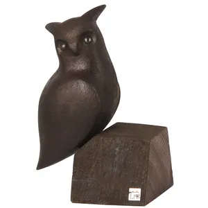 مجسمه چوبی پورشیخ طرح جغد کد 0008