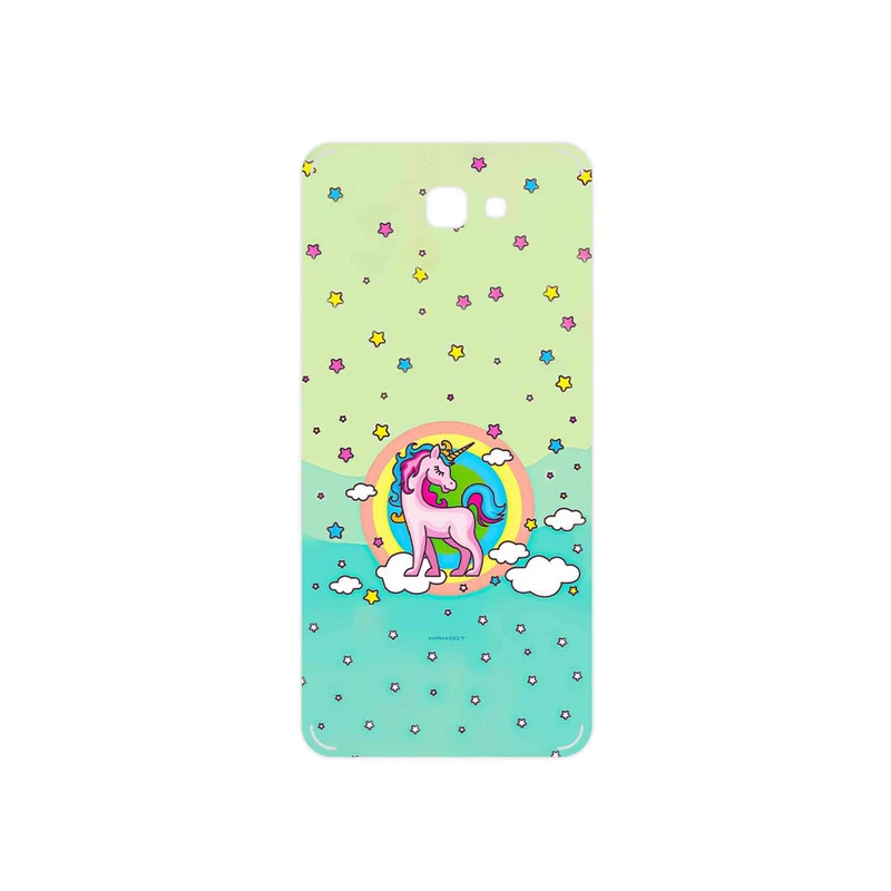 برچسب پوششی ماهوت مدل Rainbow unicorn adventure مناسب برای گوشی موبایل سامسونگ Galaxy J7 Prime