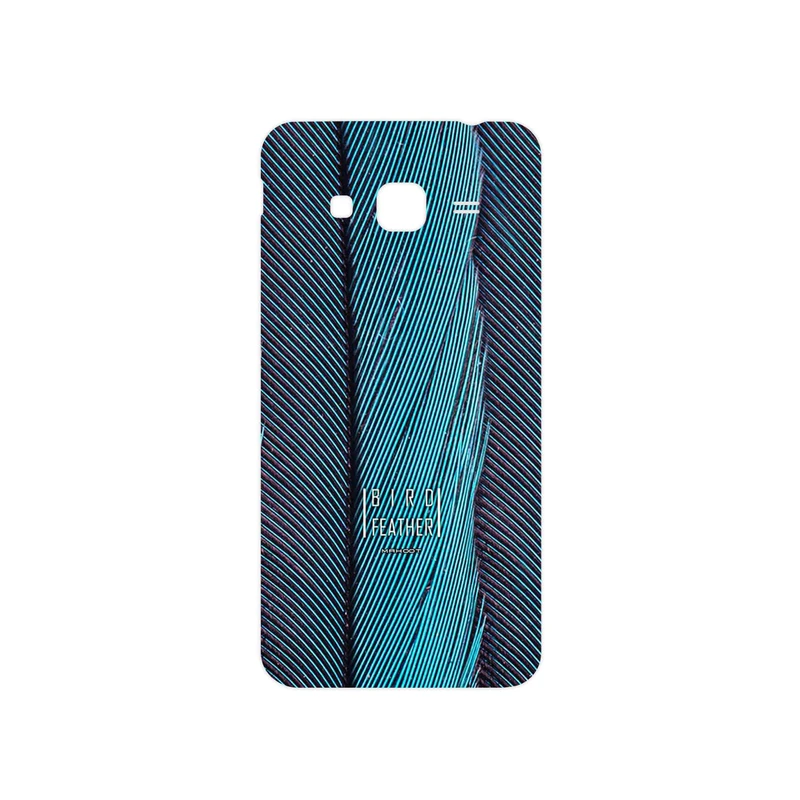 برچسب پوششی ماهوت مدل Turquoise feathers مناسب برای گوشی موبایل سامسونگ Galaxy J3 2016