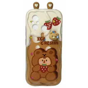 کاور قاب آوش طرح عروسکی مدل 400aa مناسب برای گوشی موبایل شیائومی REDMI 12C