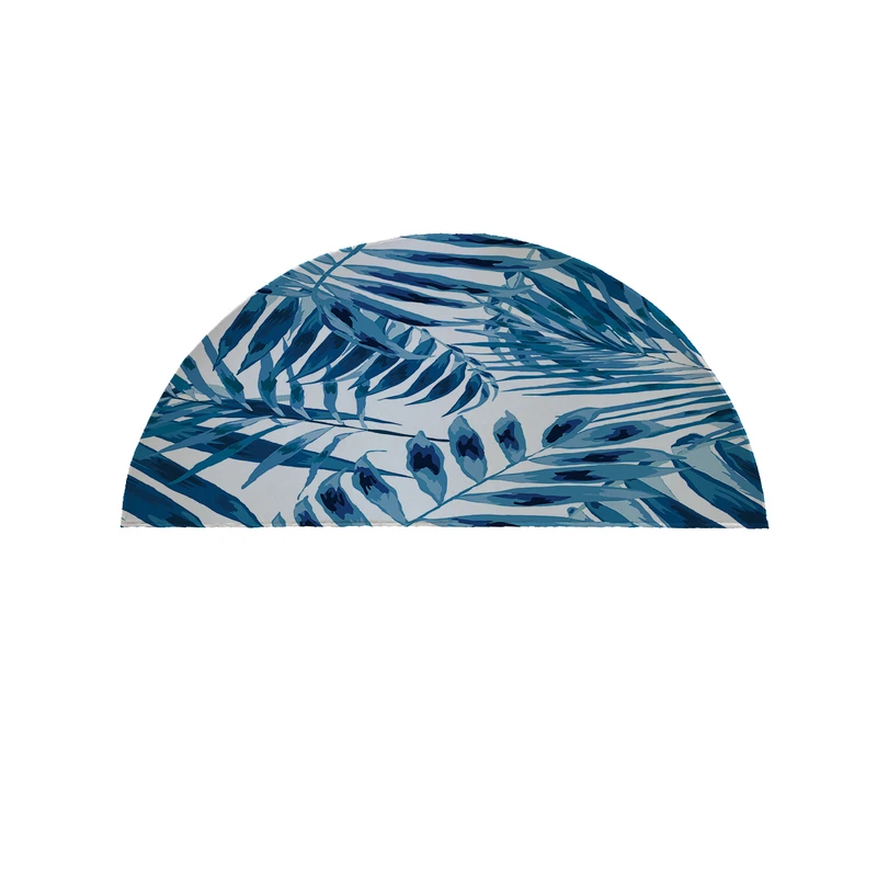 پادری مدل نیم دایره طرح گل کد 9169 سایز 90×45 سانتی متر