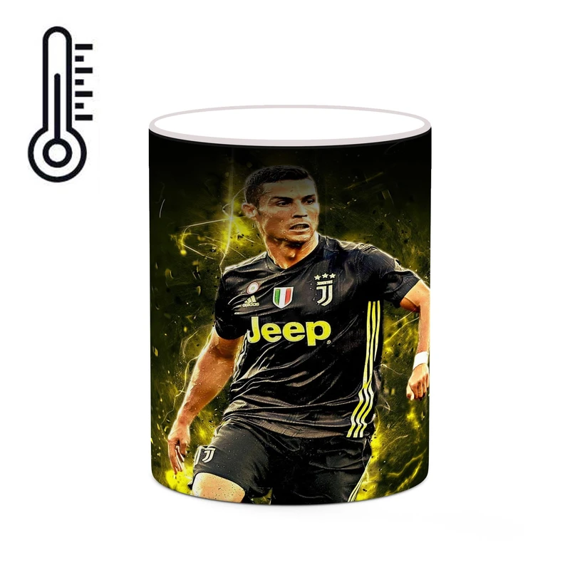 ماگ حرارتی کاکتی طرح Ronaldo رونالدو مدل mgh43038