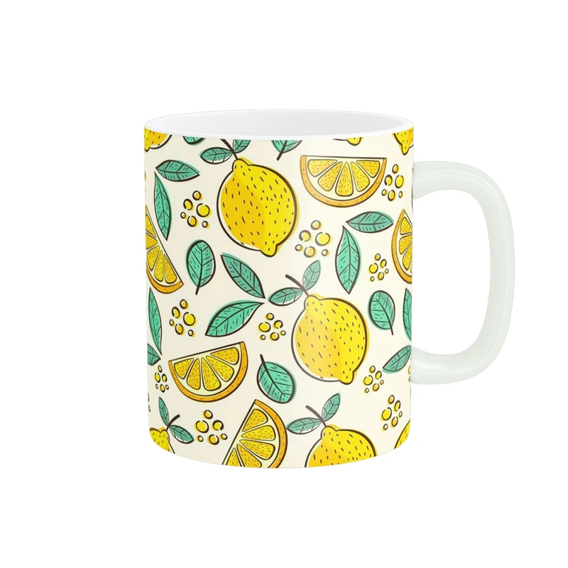 ماگ پادآفرین مدل میوه طرح لیمو نارنج پرتقال نارنگی کد p2153