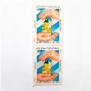 تمبر یادگاری مدل هفته بهزیستی کد 1366 بسته 2 عددی