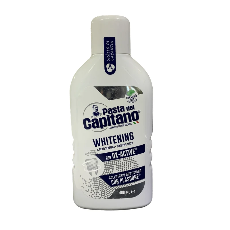 دهانشویه پاستا دل کاپیتانو مدل Sensitive Whitening حجم 400 میلی لیتر