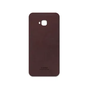 MAHOOT Matte-Dark-Brown-Leather Cover Sticker for Asus Zenfone 4 Selfie Pro