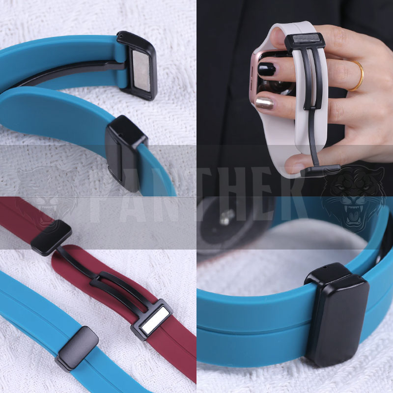 بند پنتر مدل Silicon Magnetic مناسب برای اپل واچ سری 1/2/3/4/5/6/7/8/9/SE سایز 38/40/41 میلی متری